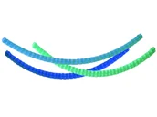 Dekoracje sali - Girlandy bibułowe niebieskie - 300 cm - 3 szt. - miniaturka - grafika 1