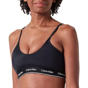 Calvin Klein Damski biustonosz z wiązaniem na szyi, czarny (Pvh Black), XL, Pvh Black, XL - Biustonosze - miniaturka - grafika 1