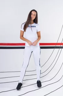Koszulki sportowe damskie - LABELLAMAFIA Koszulka Damska Essentials Branco White S - grafika 1
