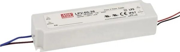 Zasilacz Hismart Maitinimo šaltinis 12V, 5A, 60W, IP67 LPV-60-12