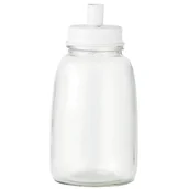 Świeczniki - Świecznik Szkło/Metal Biały Na Cienką Świeczkę IB LAURSEN - miniaturka - grafika 1