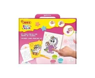 Zabawki kreatywne - Play&Fun Malowanie piaskiem - Jednorożce Jovi - zabawka - miniaturka - grafika 1