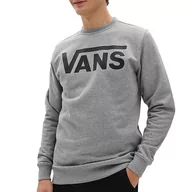Bluzy męskie - Bluza Vans Classic Crew VN0A456AADY1 - szara - miniaturka - grafika 1