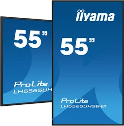 Monitor DS iiyama ProLite LH5565UHSB-B1 55" 4K IPS LED, 24/7, CMS iisignage2, Android11, Eshare, 800cd, WiFi, Lan, HDMI, DP - Monitory reklamowe i wyświetlacze - miniaturka - grafika 1