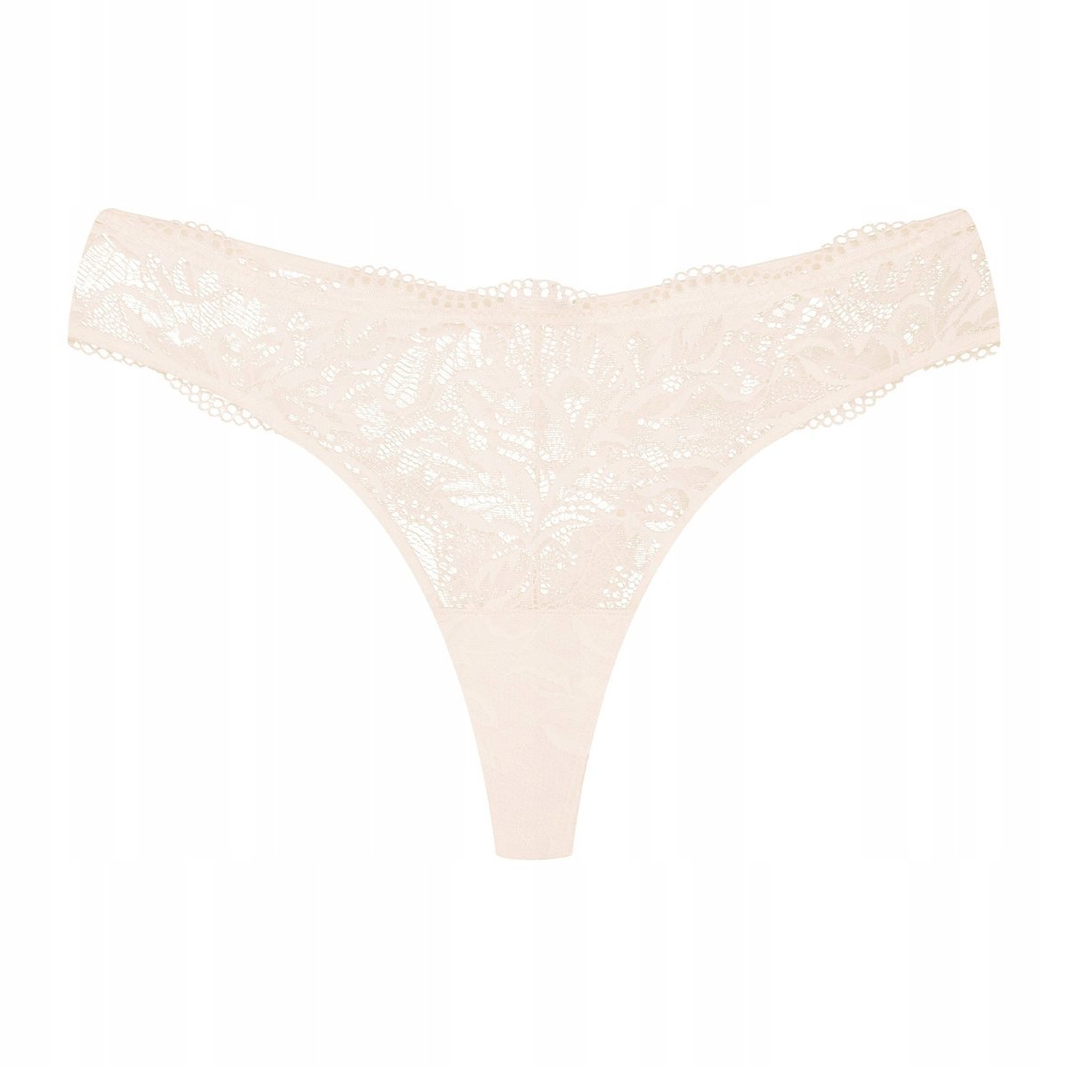 Majtki stringi Kavi Esotiq kremowy S