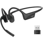 Słuchawki - Shokz OpenComm2 UC (USB-A) czarne - miniaturka - grafika 1