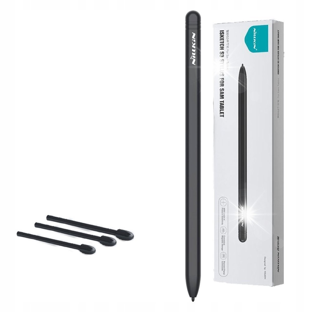Rysik do tableta Samsung, Nillkin Isketch S3, długopis Stylus, do ekranów