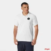 Koszulki męskie - Koszulka męska Helly Hansen Hp Race Polo - White - miniaturka - grafika 1