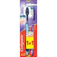 Szczoteczki do zębów - Colgate Szczoteczka do zębów Colgate ZigZag średnia (1+1 gratis) - miniaturka - grafika 1