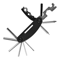 Scyzoryki - Rockbros, Wielofunkcyjne narzędzie do naprawy roweru GJ1601, Czarny - miniaturka - grafika 1