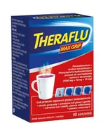 Przeziębienie i grypa - GlaxoSmithKline CONSUMER HEAL.POLSKA THERAFLU MAX GRIP 10 sasz 4632373 - miniaturka - grafika 1