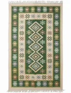 Dywany - MULTI-DECOR Dywan Kilim zielony 120 x 180 cm - miniaturka - grafika 1