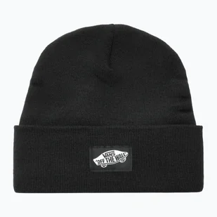 Czapka zimowa Vans Classic Tall Cuff Beanie black WYSYŁKA W 24H 30 DNI NA ZWROT - Czapki damskie - miniaturka - grafika 1