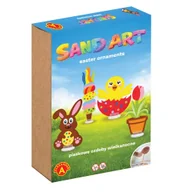 Zabawki kreatywne - Zestaw kreatywny Piaskowe Malowanki. Ozdoby Wielkanocne - Zajączek - zabawka - miniaturka - grafika 1