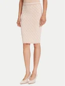 Spódnice - Guess Spódnica ołówkowa W4BD53 Z37K0 Beżowy Regular Fit - miniaturka - grafika 1