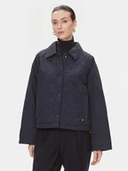 Kurtki damskie - Tommy Hilfiger Kurtka przejściowa WW0WW40468 Granatowy Relaxed Fit - miniaturka - grafika 1