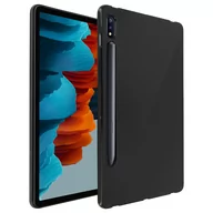 Etui do tabletów - Tylna obudowa Galaxy Tab S7 11.0 Ultra cienki i lekki silikon - czarny - miniaturka - grafika 1