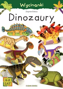 Wycinanki Dinozaury Nowa - Kolorowanki, wyklejanki - miniaturka - grafika 1