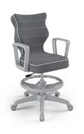 Fotele i krzesła biurowe - Krzesło Krzesło młodzieżowe Norm szary Jasmine 33 rozmiar 5 WK+P - miniaturka - grafika 1