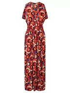 Sukienki - ApartFashion Sukienka damska, Czerwony, wielokolorowy, 42 - miniaturka - grafika 1