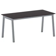 Stoły warsztatowe - B2B Partner Stół PRIMO BASIC z szarosrebrnym stelażem, 1600 x 800 x 750 mm, wenge 499053 - miniaturka - grafika 1