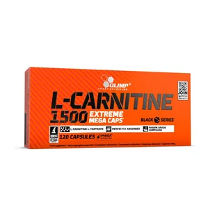 Olimp L-Carnitine 1500 Extreme Mega Caps® - 120 Kapsułek - Spalacze tłuszczu - miniaturka - grafika 1