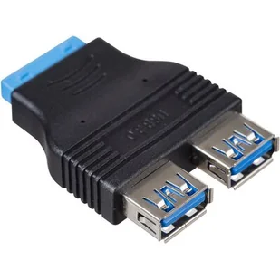 Akyga Adapter AK-AD-28 USB 2.0 A(M) - USB 2.0 A(M) AK-AD-28 - Adaptery i przejściówki - miniaturka - grafika 2