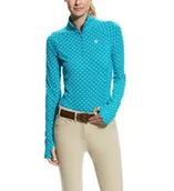 Kurtki jeździeckie - Ariat Bluza LOWELL damska - atomic blue - miniaturka - grafika 1