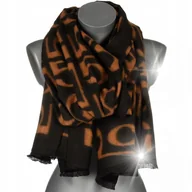 Apaszki i szaliki damskie - Duży Szalik Damski bawełniany ciepły szal modny - miniaturka - grafika 1