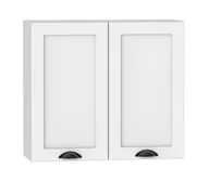 Szafki kuchenne - Biała szafka kuchenna z ociekaczem L5-M77 - miniaturka - grafika 1