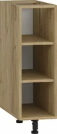 Szafki kuchenne - szafka dolna otwarta Halmar VENTO D-25/82 dąb craft  - miniaturka - grafika 1