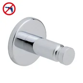 Wieszaki łazienkowe - tesa TESA Loxx wieszak na ręczniki (bez wiercenia, chromowany, roztwór w zestawie, wysoka siła przytrzymująca (do 6 kg), 42 MM X 42 MM X 50 MM) - miniaturka - grafika 1