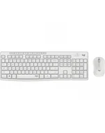 Zestawy myszka + klawiatura - LOGITECH MK295 Silent Wireless Combo - OFF WHITE - FRA - CENTRAL 920-009820 - miniaturka - grafika 1