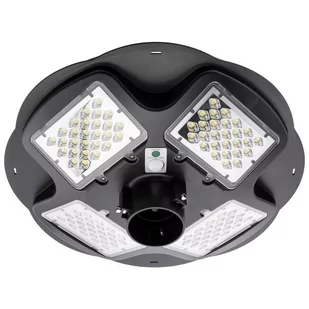 Lampa uliczna latarnia solarna LED 200W IP65 mikrofalowy czujnik ruchu + Pilot - Lampy ogrodowe - miniaturka - grafika 1