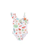 Stroje kąpielowe dla dziewczynek - Mayoral Strój kąpielowy 3737 Kolorowy - miniaturka - grafika 1