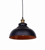 Lampy sufitowe - Lumina Deco Deco LAMPA WISZĄCA LOFT CZARNA BOGGI - miniaturka - grafika 1