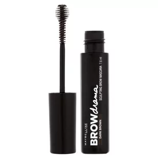 Maybelline Brow Drama maskara do brwi Dark Brown 7,6ml - Akcesoria i kosmetyki do stylizacji brwi - miniaturka - grafika 1