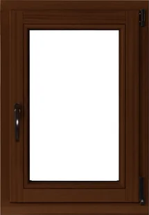 Lupol 3-szybowe fasadowe lakier kolor orzech O4 90 RU 565x835 mm - Okna - miniaturka - grafika 1