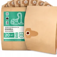 Worki do odkurzaczy - 20x Worek do Odkurzacza Einhell INOX1450WA Papierowy 2-Warstwy Worki 2A - miniaturka - grafika 1
