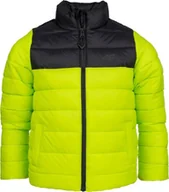 Kurtki narciarskie - 4f Kurtka puchowa dla chłopca 4F zielono-czarna 4FJSS23TDJAM077 45S 146cm - miniaturka - grafika 1