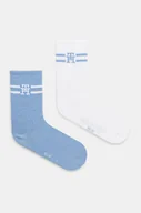 Skarpetki damskie - Tommy Hilfiger skarpetki 2-pack damskie kolor niebieski 701229864 - miniaturka - grafika 1