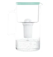 Dzbanki filtrujące - Szklany dzbanek filtrujący Wessper FutureFlow Aquaclassic + 1x Filtr wody 3,3 L Miętowy - miniaturka - grafika 1