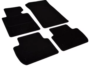 BMW Seria 3 E46 1998-2004r. - Czarne dywaniki welurowe w jakości Economy - Dywaniki samochodowe - miniaturka - grafika 1