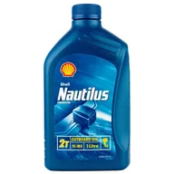 Oleje silnikowe - SHELL Nautilius Premium Outboard Oil 2T TC-W3 1L - olej zaburtowy do łodzi - miniaturka - grafika 1