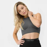 Bielizna sportowa damska - Biustonosz treningowy Calvin Klein Bras 00GWS3K100 - grafitowy - miniaturka - grafika 1
