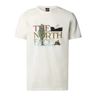 Koszulki sportowe męskie - Koszulka The North Face Short-Sleeve Graphic 0A7X1ON3N1 - biała - miniaturka - grafika 1