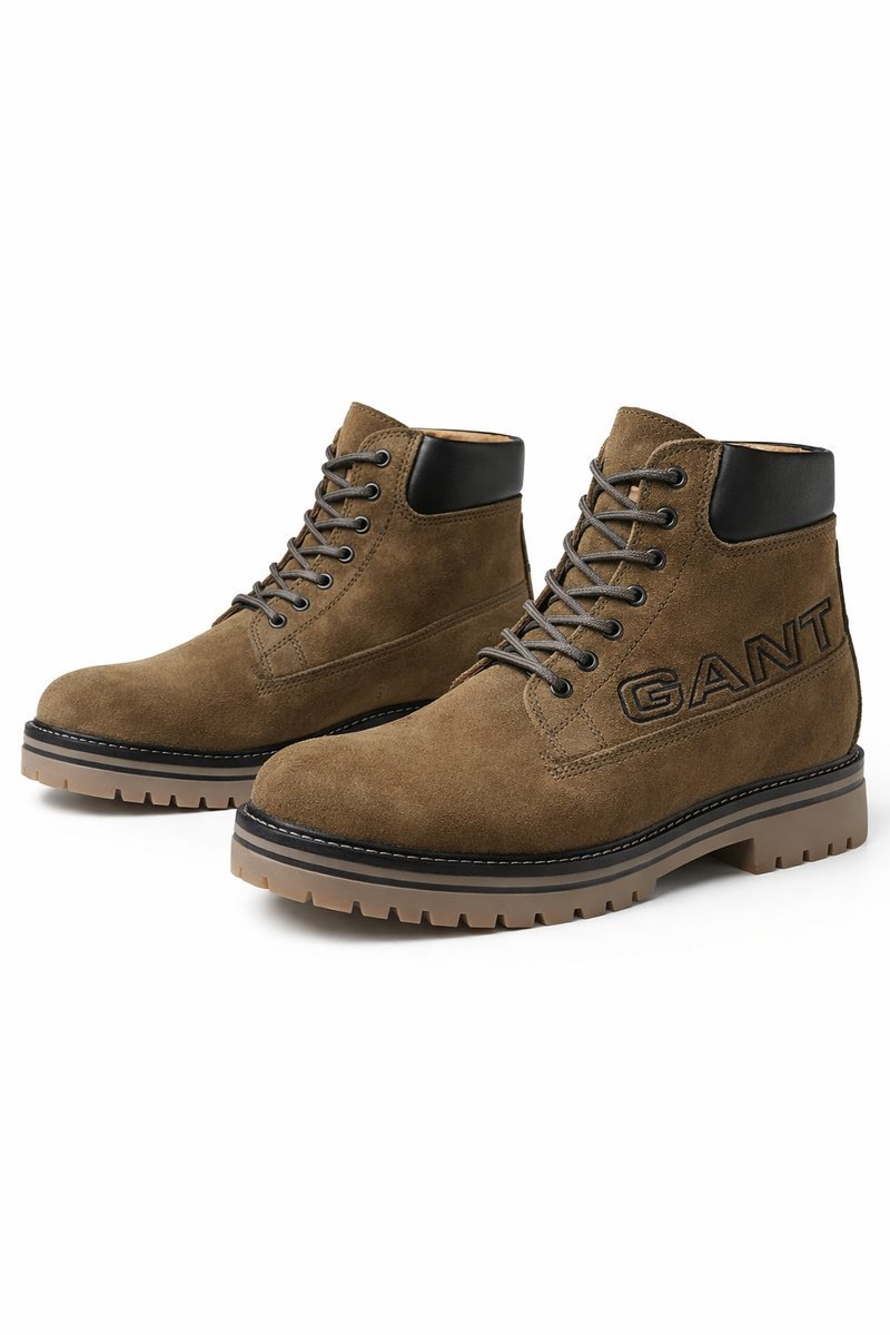 GANT TRZEWIKI MĘSKIE ZAMSZOWE ZIELONE Z CZARNĄ WSTAWKĄ 45 I4B