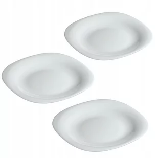 Talerz deserowy biały 21 cm, 3 szt. - Talerze Talerz deserowy biały 21 cm, 3 szt. - Talerze - miniaturka - grafika 1