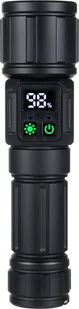 Latarka LED do użytku na zewnątrz, super jasna, z zoomem, ładowalna, wbudowany akumulator 5000 mAh, klasa ochrony przed wodą IPX4, do użytku awaryjnego podczas biwakowania w domu - Latarki - miniaturka - grafika 1