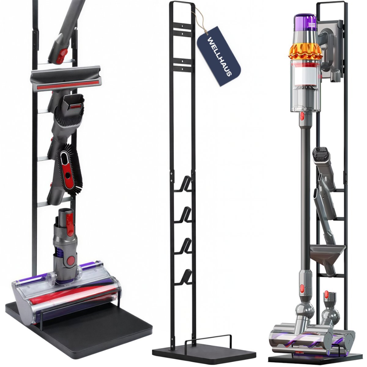 STOJAK NA ODKURZACZ BEZPRZEWODOWY DYSON V7 V8 V10 V11 V12 V15 127cm CZARNY
